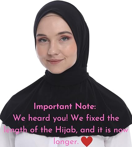 حجاب إسلامي بجودة ممتازة مصنوع من البوليستر القابل للتمدد بنسبة 100%، للنساء من مروة فاشون